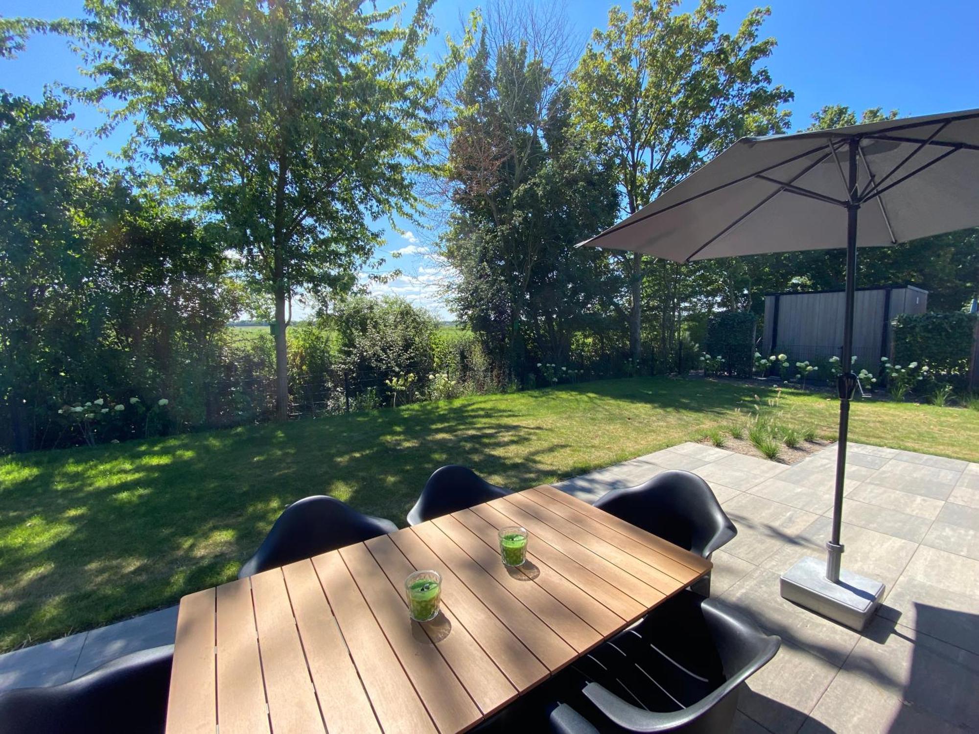 Green Villa In Bester Lage - Dachterrasse Mit Meerblick - Grosser Eingezaeunter Garten - Kinderfreundlich - Hunde Inklusive - 4 Sterne Resort - Direkt Am Strand - Pool Inklusive フルスホルスト エクステリア 写真